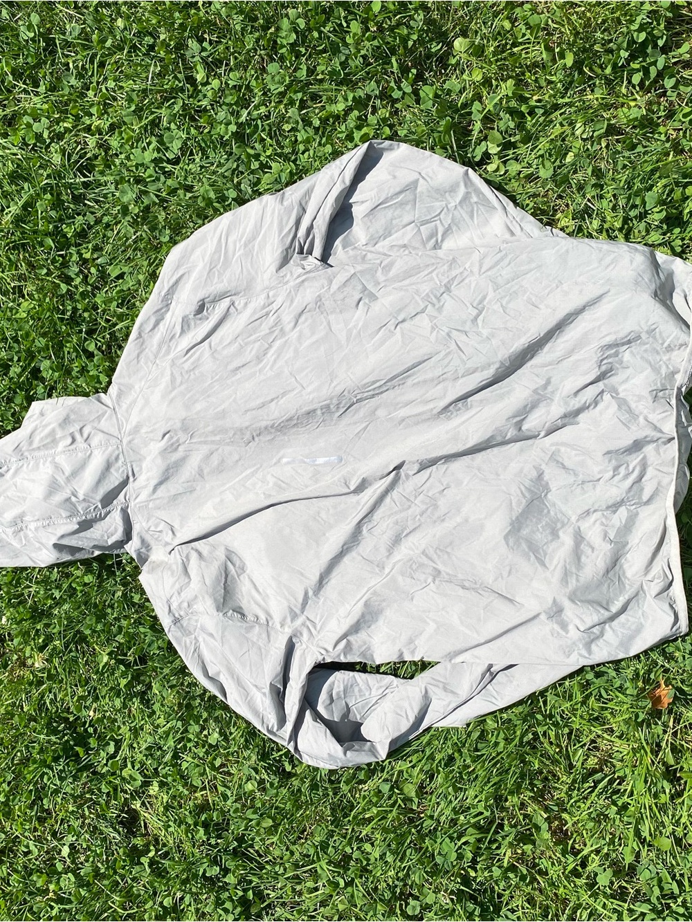 Eastern Mountain Sports Light Gray Hooded Shirt Jacket - Picture 9 of 11